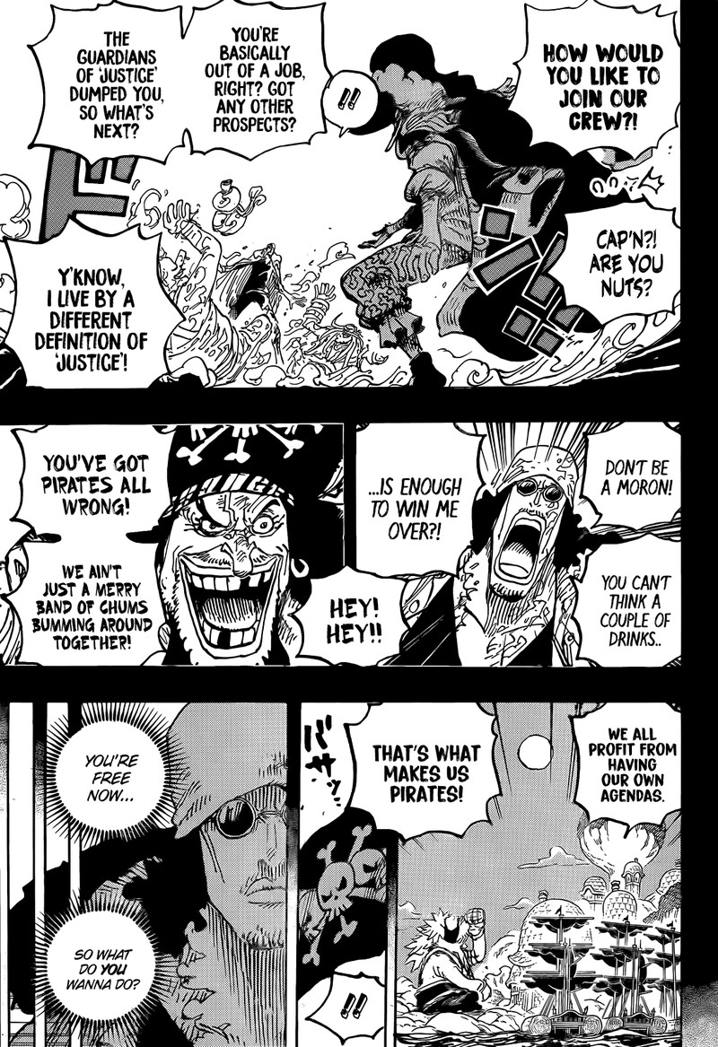One Piece Chapter 1081 page 11 - Chapter 1081: Tenth Ship Captain of the Blackbeard Pirates, Kuzan