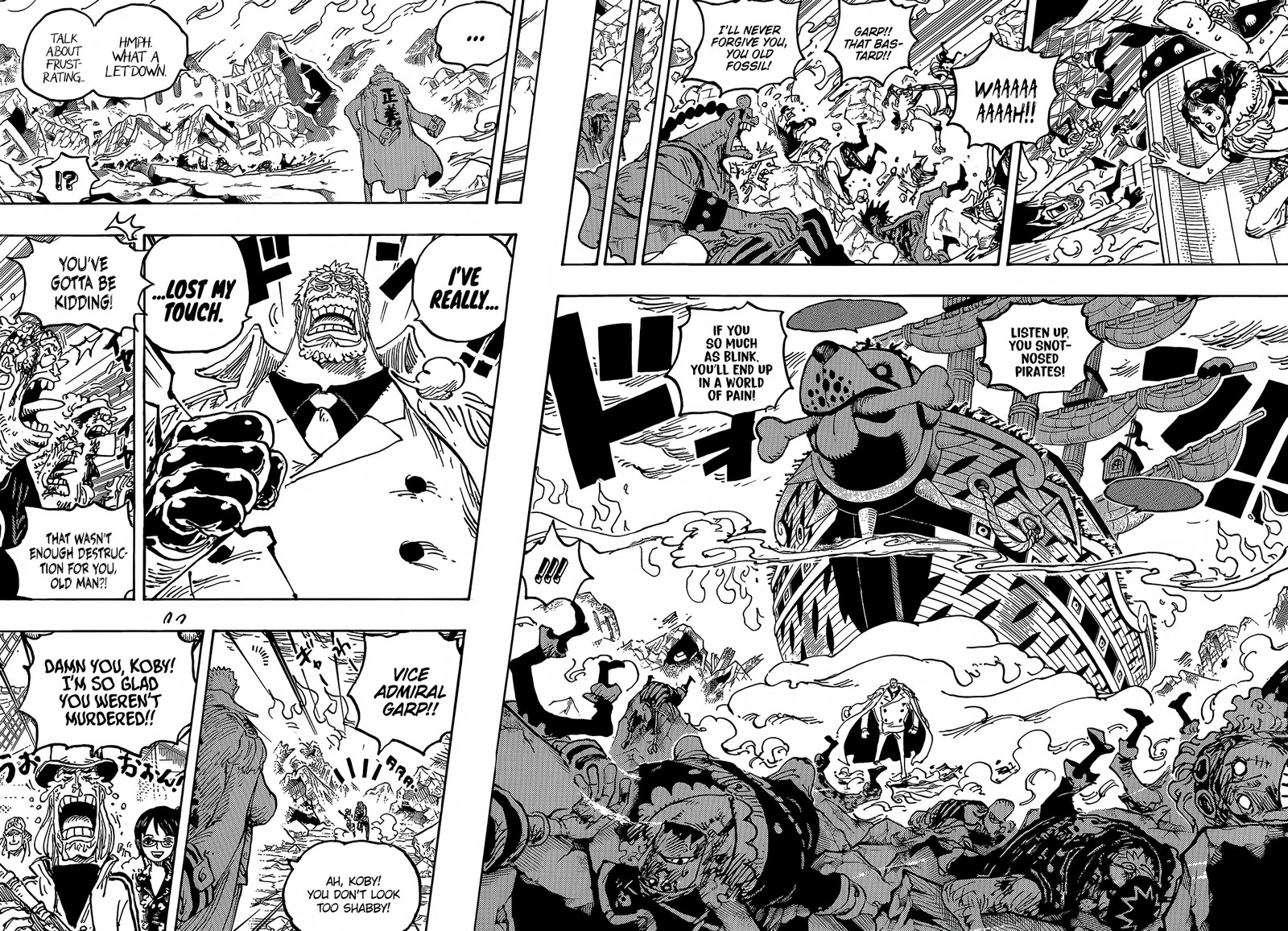 One Piece Chapter 1081 page 4 - Chapter 1081: Tenth Ship Captain of the Blackbeard Pirates, Kuzan
