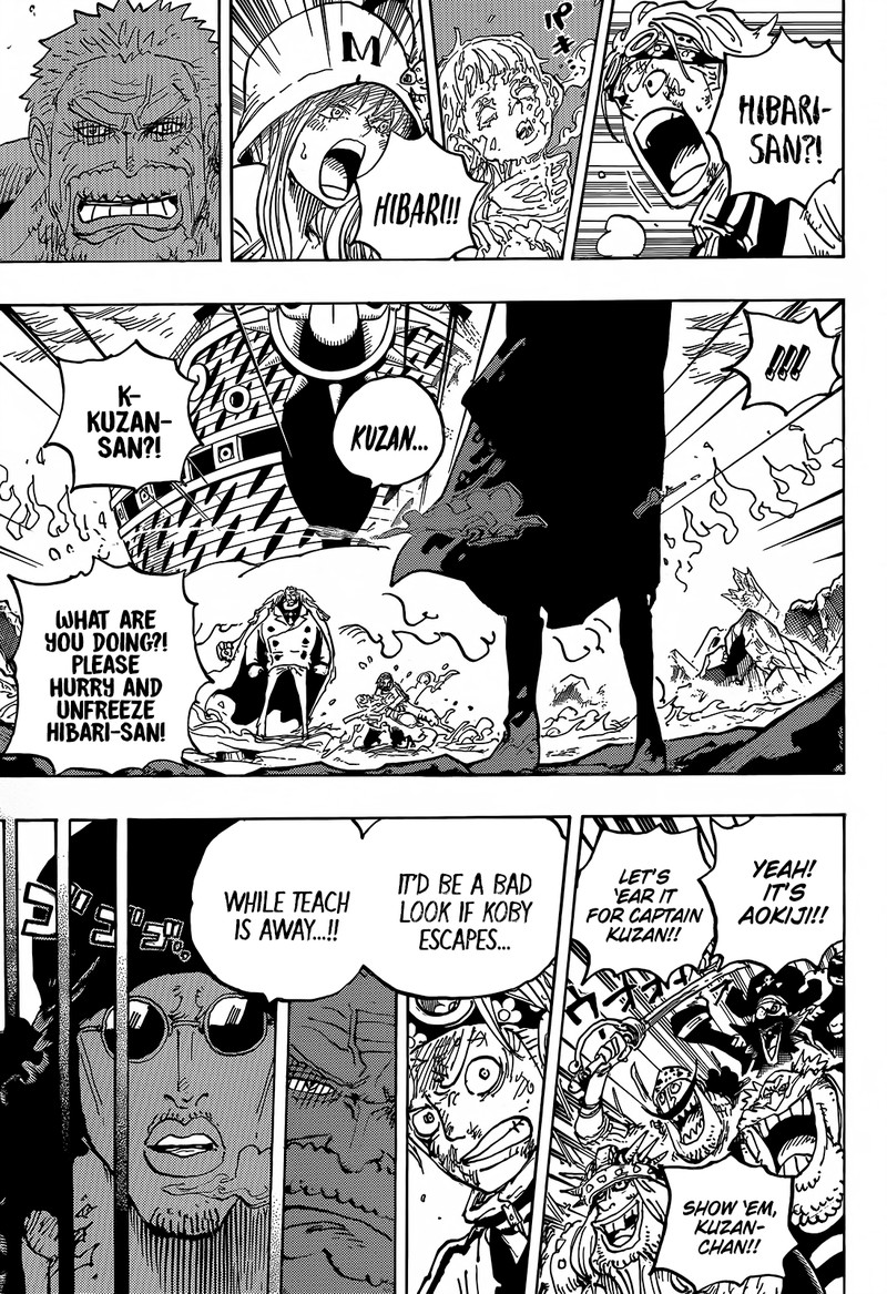 One Piece Chapter 1081 page 6 - Chapter 1081: Tenth Ship Captain of the Blackbeard Pirates, Kuzan