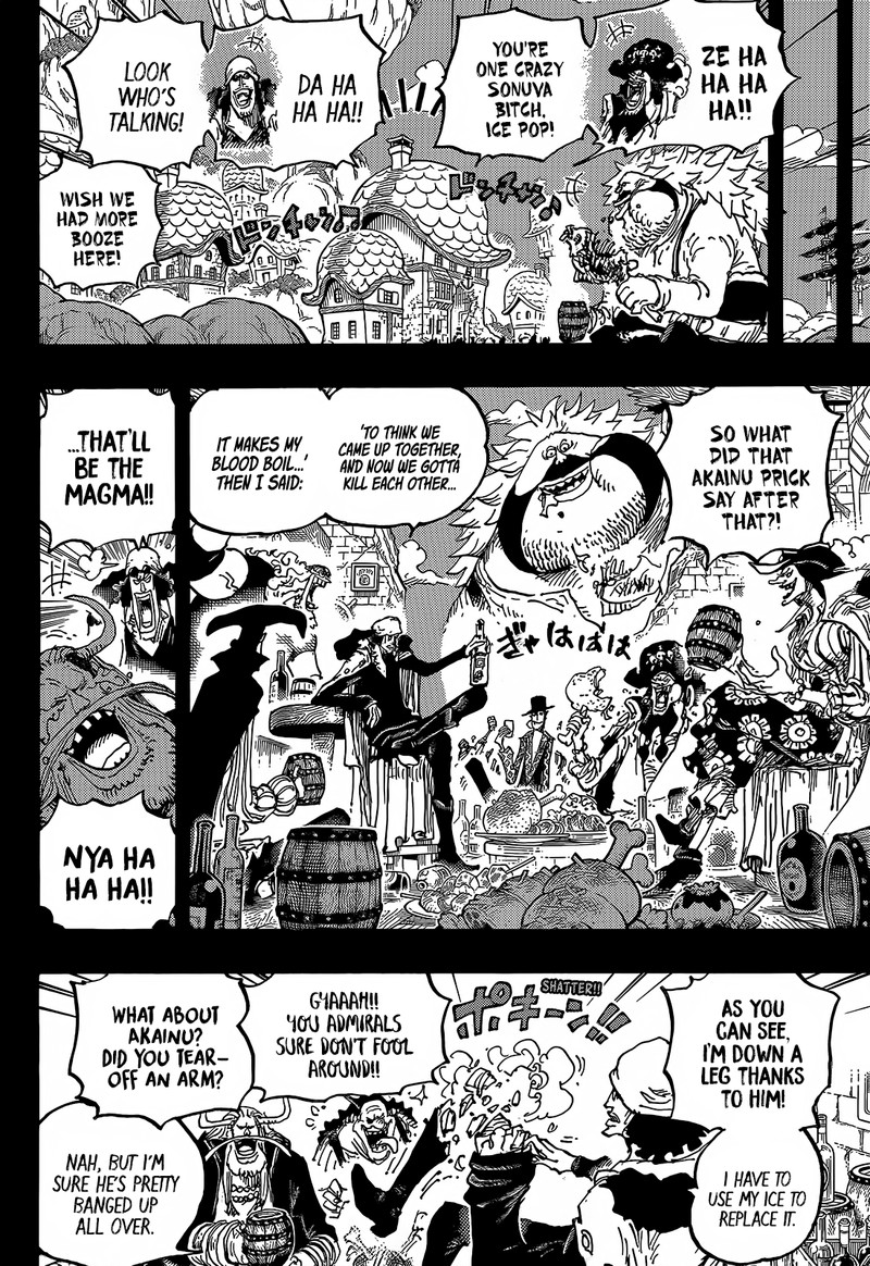 One Piece Chapter 1081 page 8 - Chapter 1081: Tenth Ship Captain of the Blackbeard Pirates, Kuzan