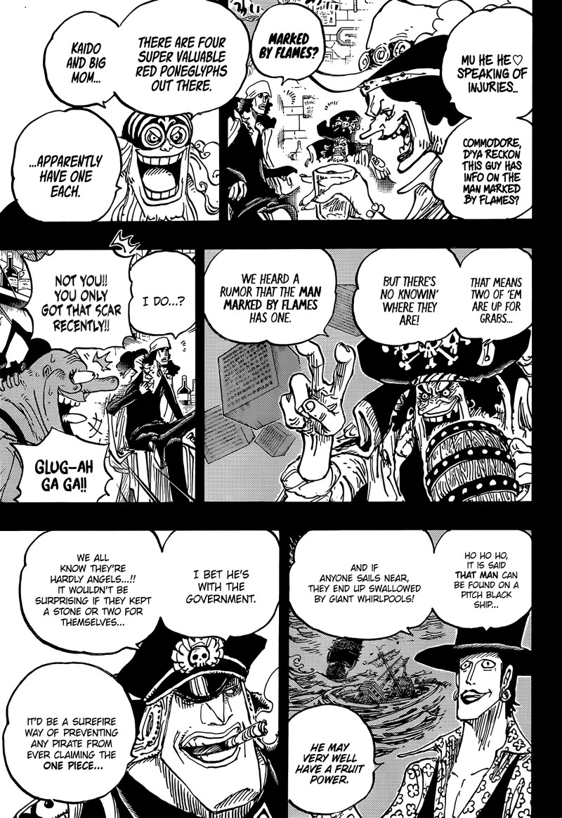 One Piece Chapter 1081 page 9 - Chapter 1081: Tenth Ship Captain of the Blackbeard Pirates, Kuzan