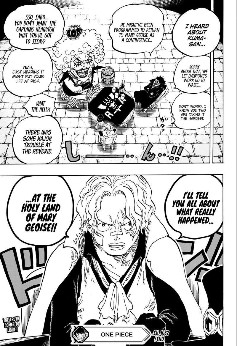 One Piece Chapter 1082 page 14 - Chapter 1082: Let's Go and Take It!!