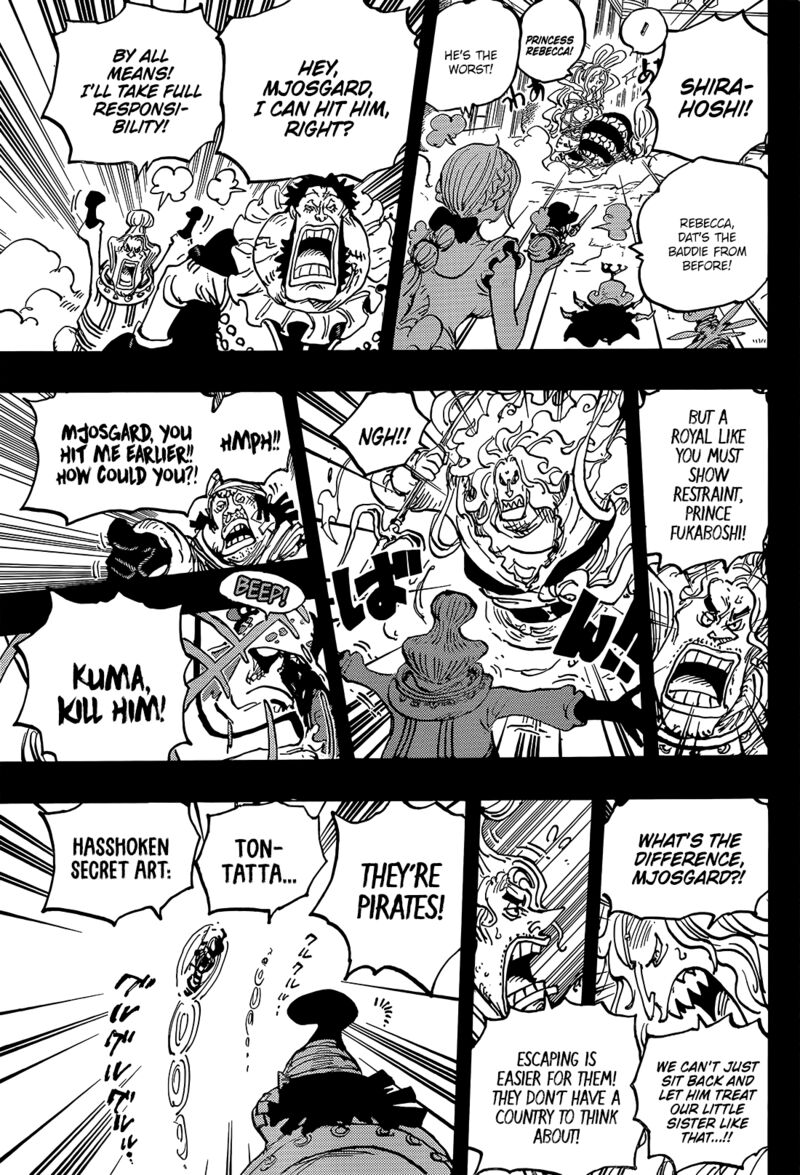 One Piece Chapter 1084 page 12 - Chapter 1084: The Attempted Murder of a Celestial Dragon