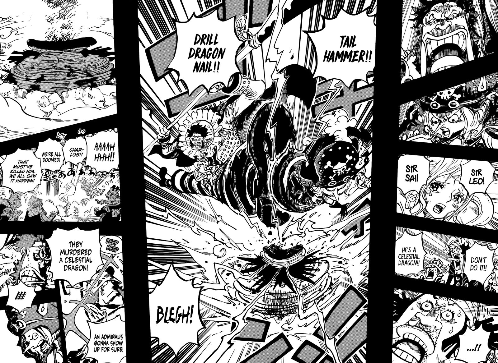 One Piece Chapter 1084 page 13 - Chapter 1084: The Attempted Murder of a Celestial Dragon