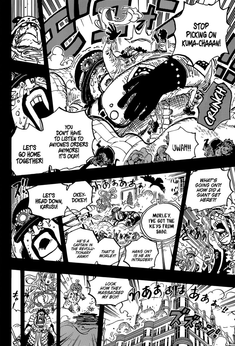 One Piece Chapter 1084 page 14 - Chapter 1084: The Attempted Murder of a Celestial Dragon