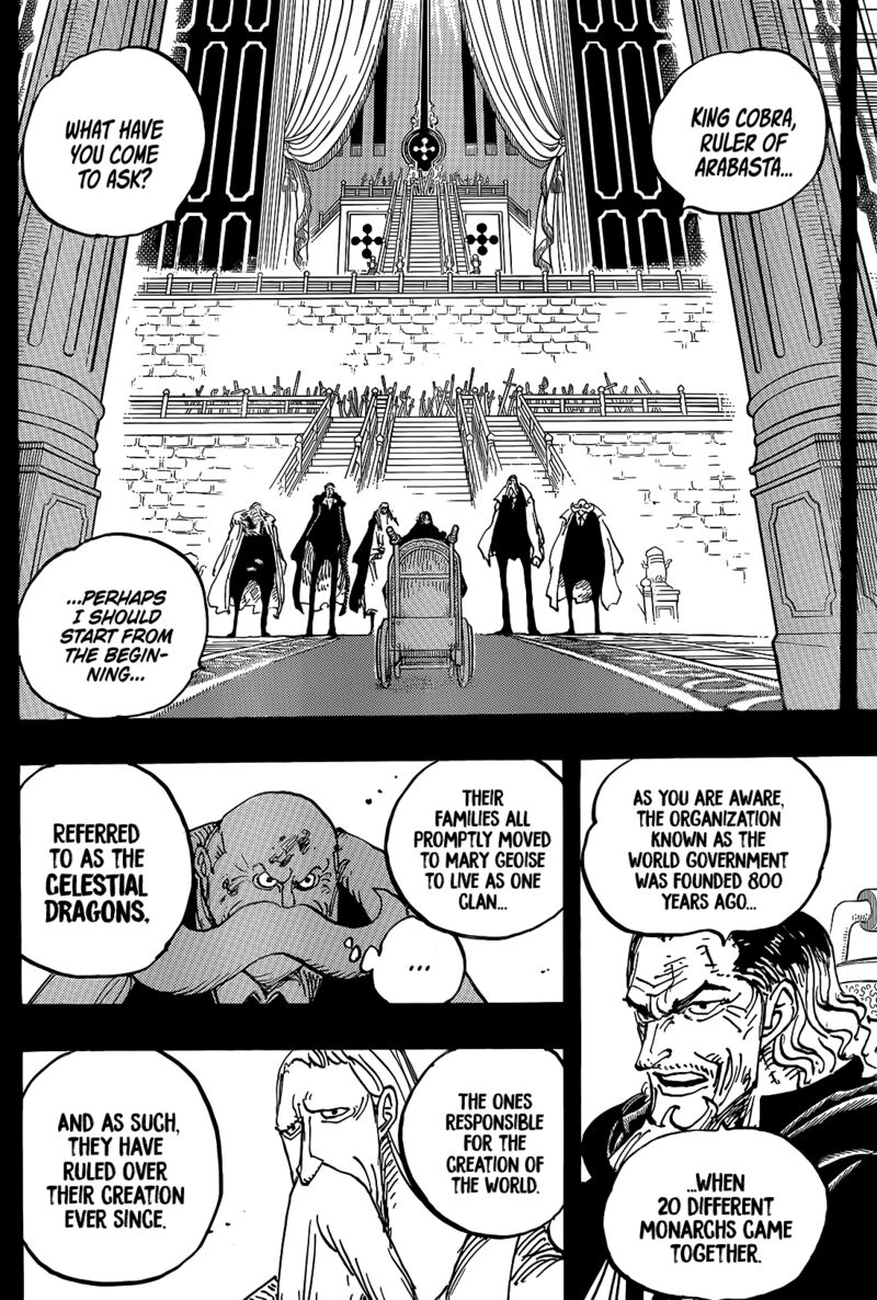 One Piece Chapter 1084 page 6 - Chapter 1084: The Attempted Murder of a Celestial Dragon