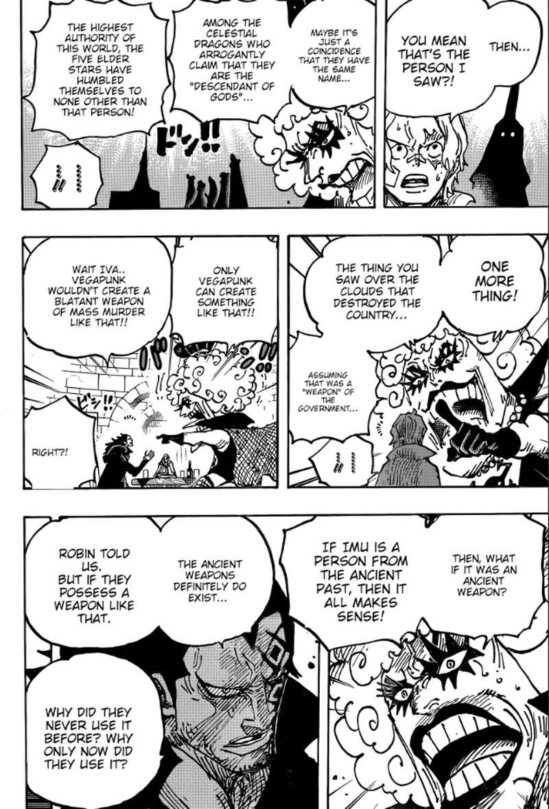 One Piece Chapter 1086 page 12 - Chapter 1086: The Five Elders
