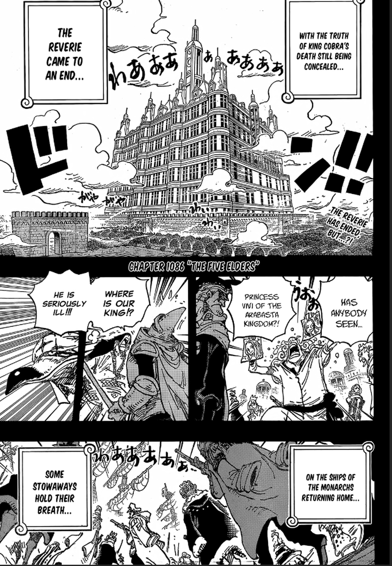 One Piece Chapter 1086 page 2 - Chapter 1086: The Five Elders