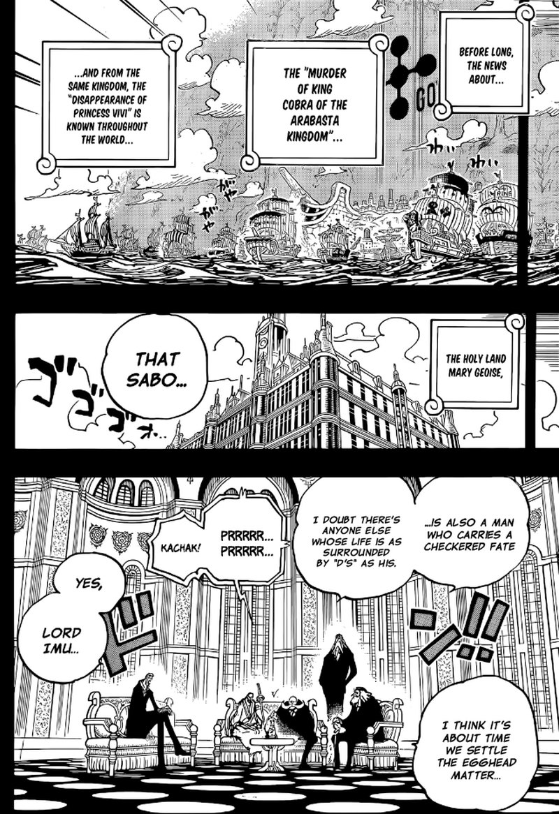 One Piece Chapter 1086 page 5 - Chapter 1086: The Five Elders