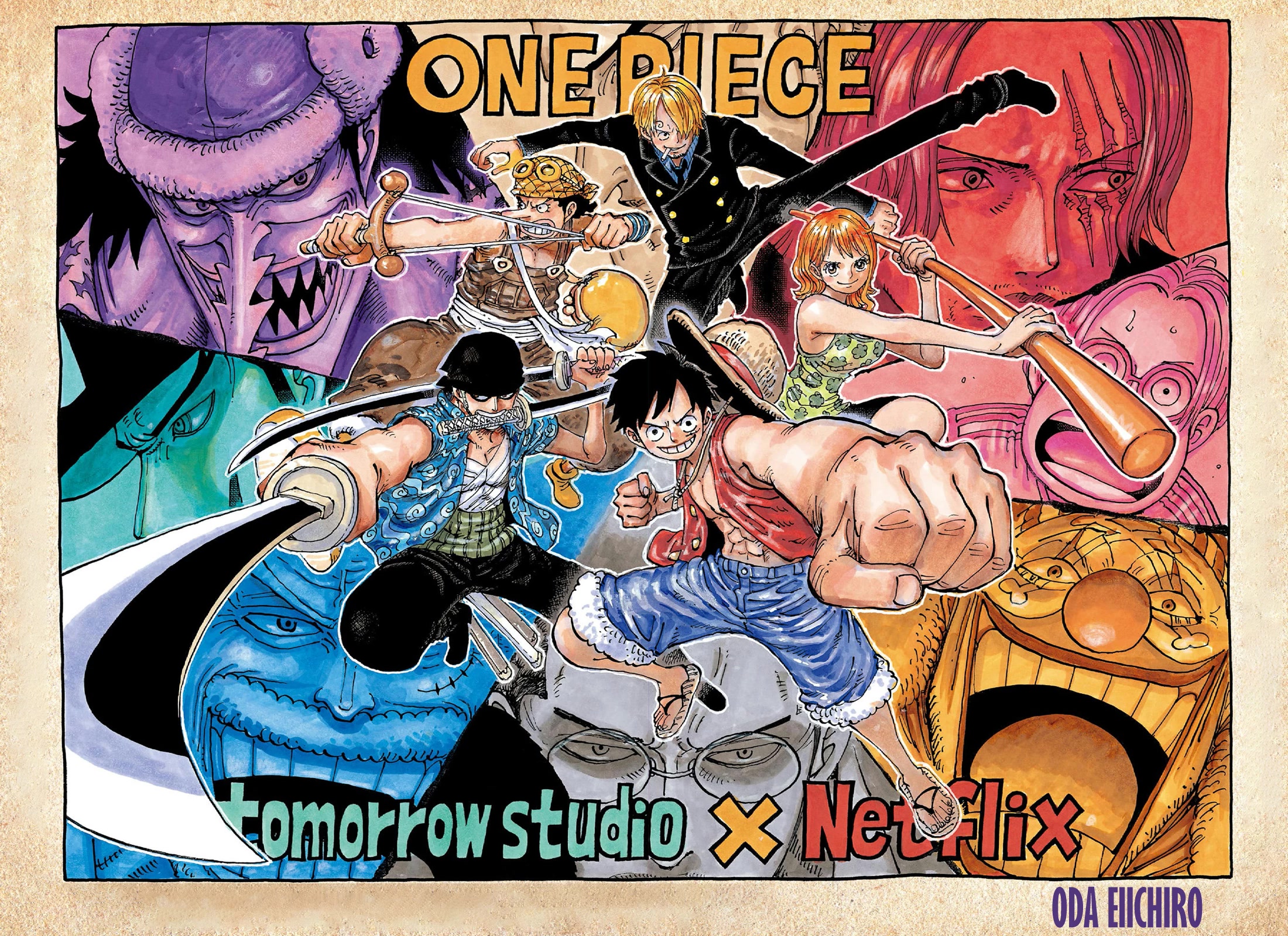 One Piece manga, chapter 1088, page 2 of 19