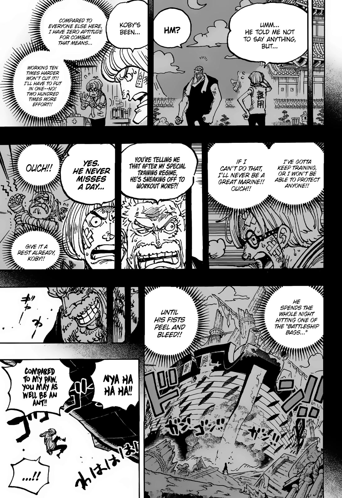 One Piece manga, chapter 1088, page 12 of 19