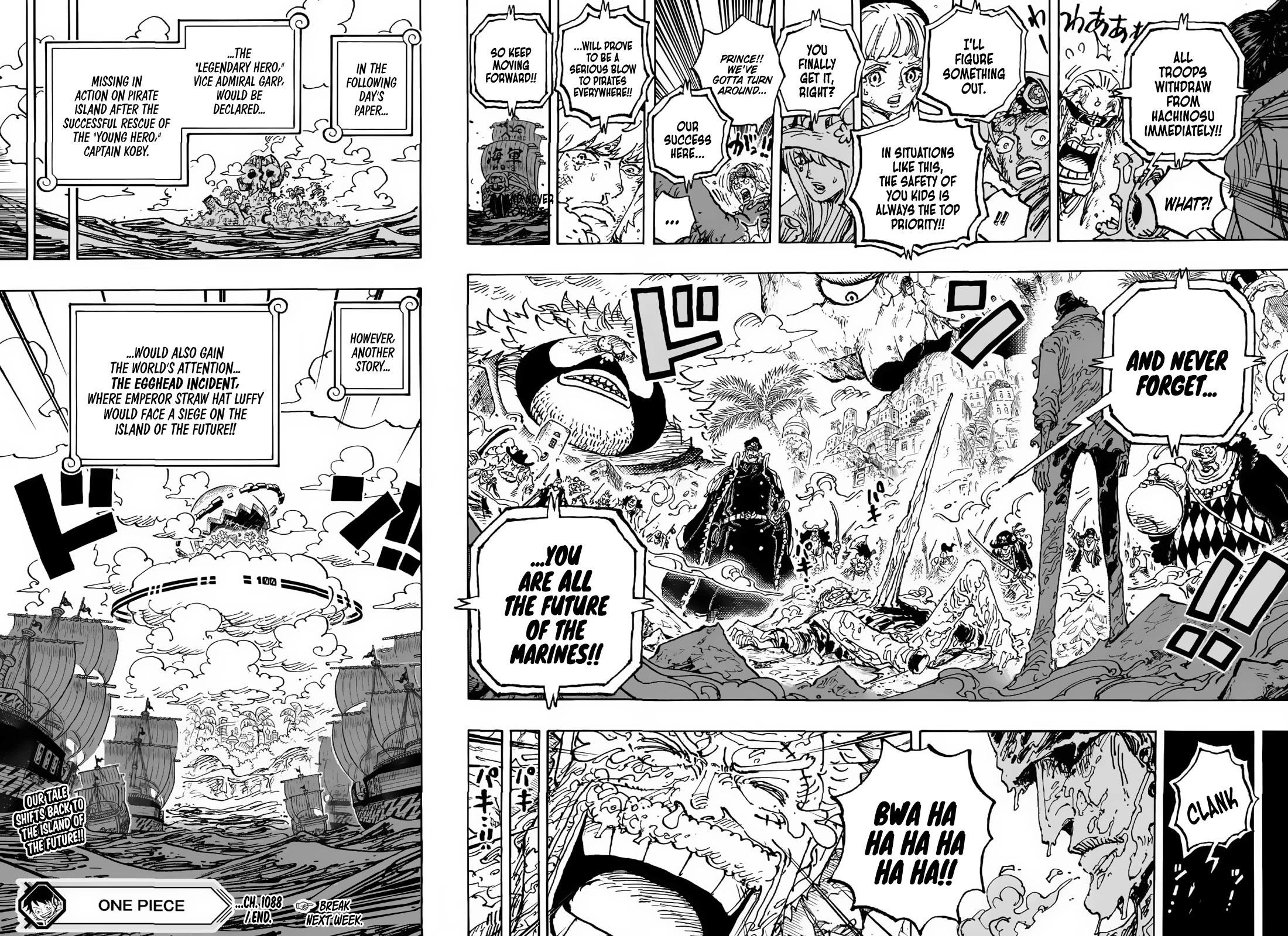 One Piece manga, chapter 1088, page 16 of 19