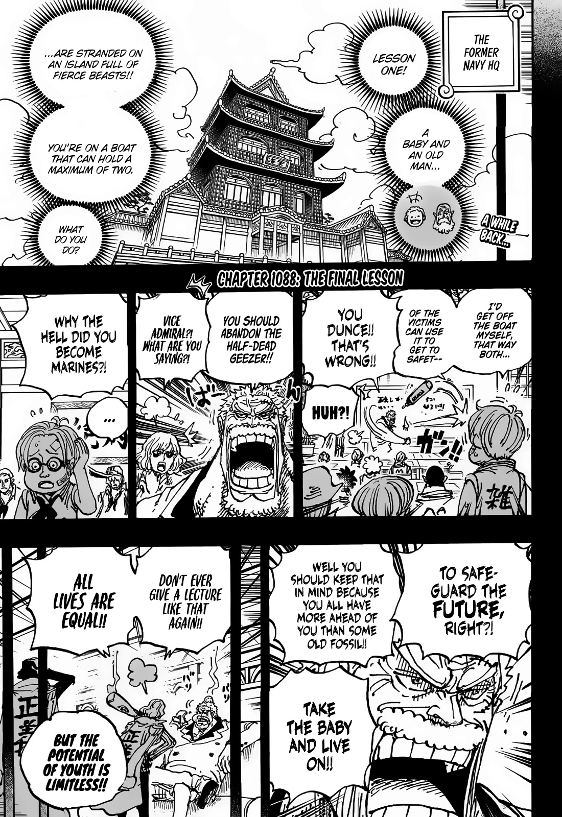 One Piece manga, chapter 1088, page 3 of 19