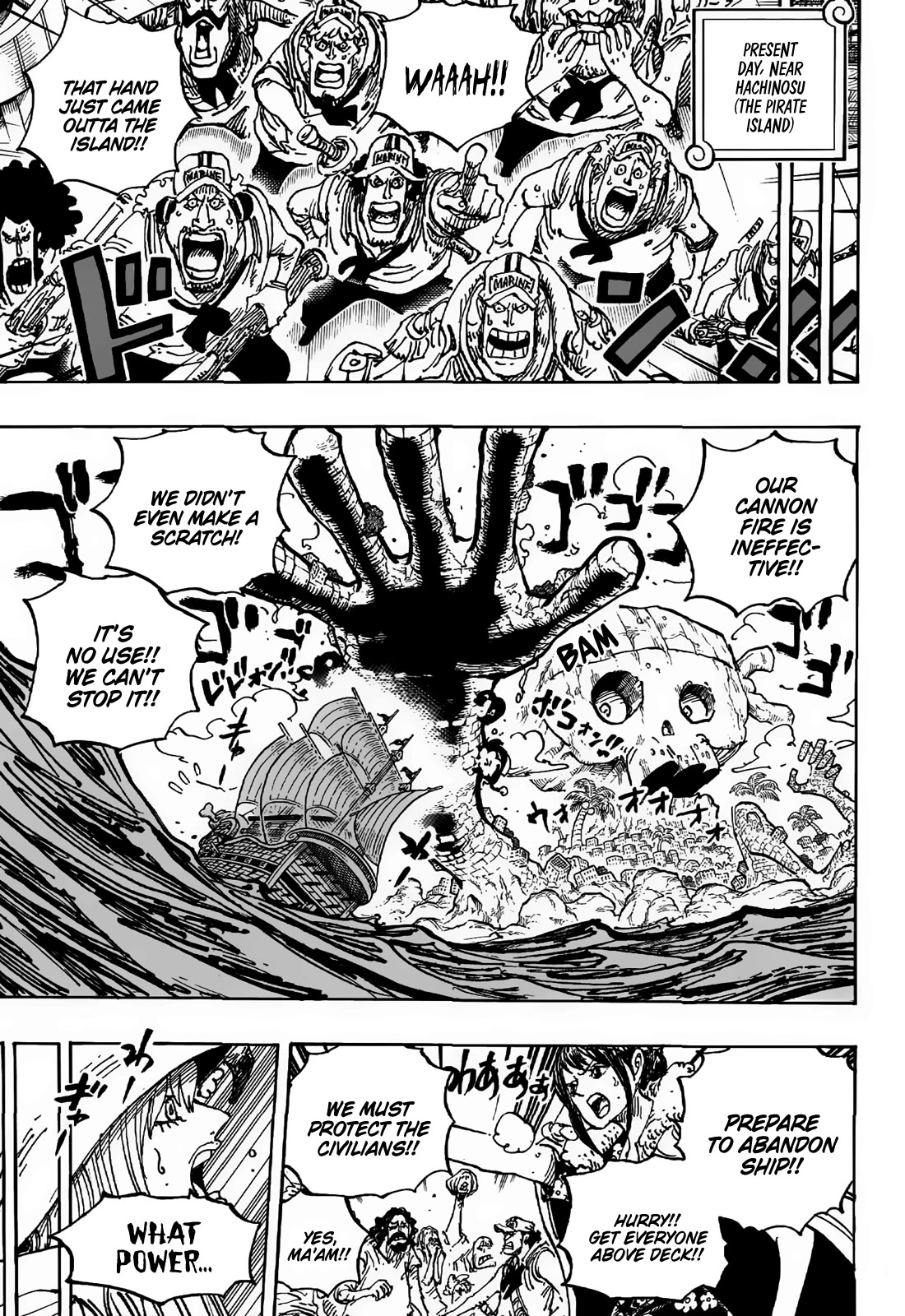 One Piece manga, chapter 1088, page 5 of 19