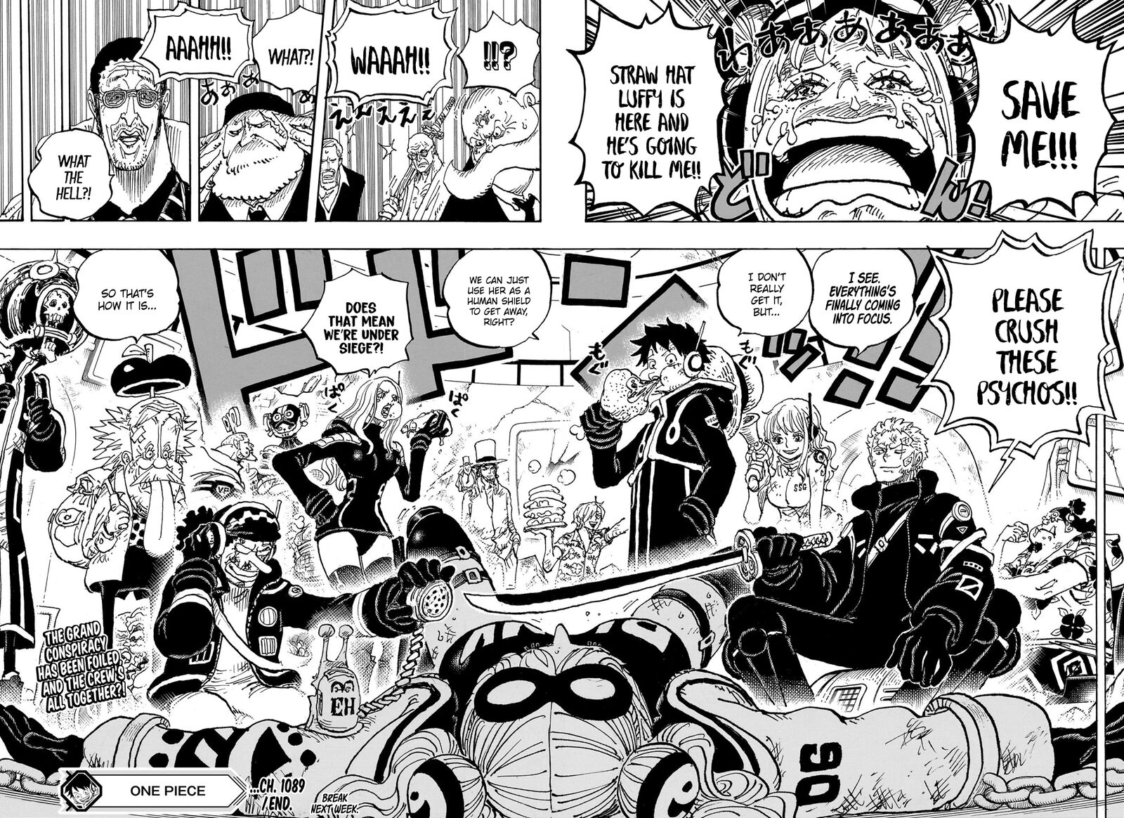 One Piece Chapter 1089 page 16 - Chapter 1089: Hostage Situation