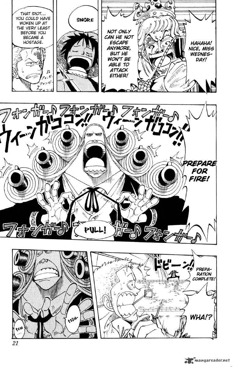 One Piece Chapter 109 page 21 - Chapter 109: Responsibility Problem