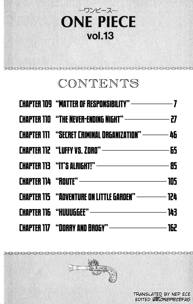 One Piece Chapter 109 page 6 - Chapter 109: Responsibility Problem