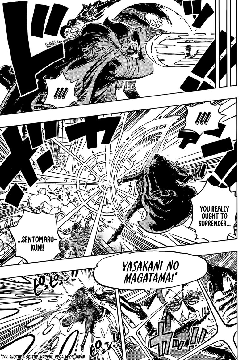 One Piece Chapter 1091 page 6 - Chapter 1091: Sentomaru