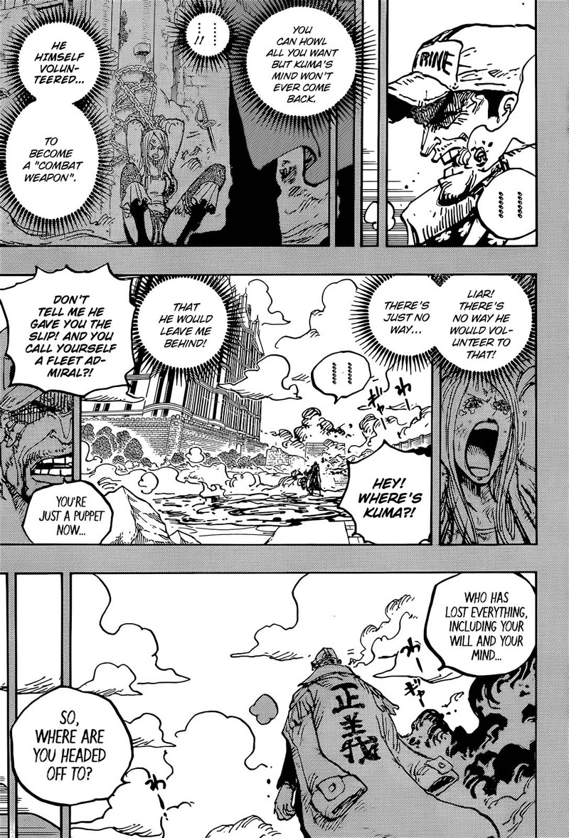 One Piece Chapter 1092 page 6 - Chapter 1092: Kuma the Tyrant's Holy Land Rampage