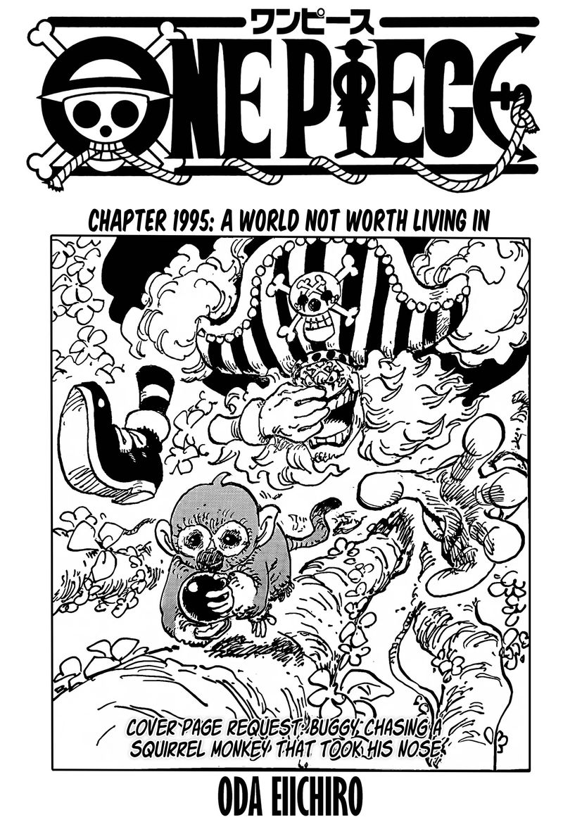 One Piece Chapter 1095 page 1 - Chapter 1095: Better Off Dead in This World