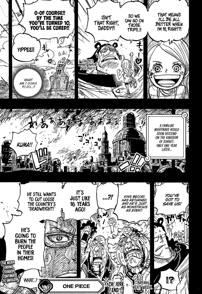 One Piece Chapter 1098 page 15 - Chapter 1098: Bonney's Birth
