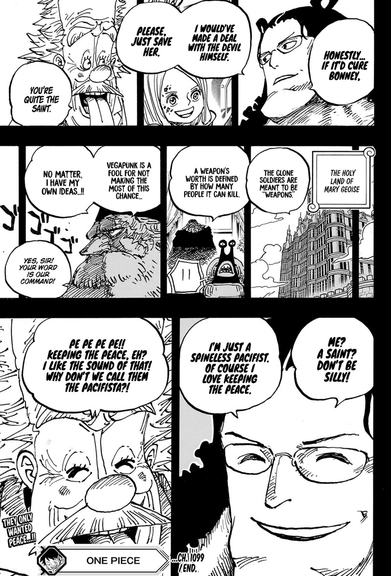 One Piece Chapter 1099 page 16 - Chapter 1099: Pacifist