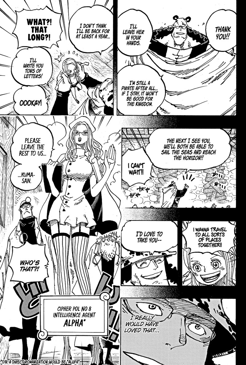 One Piece Chapter 1100 page 13 - Chapter 1100: Thank You, Bonney