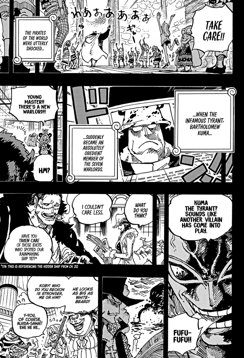 One Piece Chapter 1100 page 15 - Chapter 1100: Thank You, Bonney