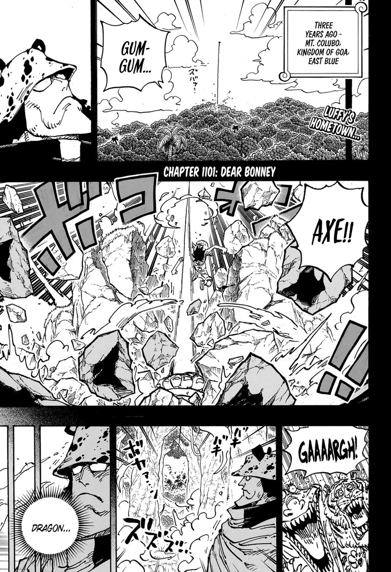 One Piece Chapter 1101 page 3 - Chapter 1101: To Bonney