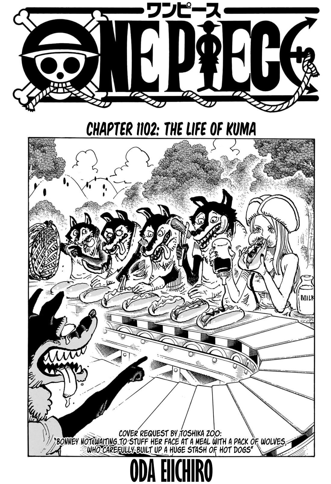 One Piece Chapter 1102 page 2 - Chapter 1102: Kuma's Life