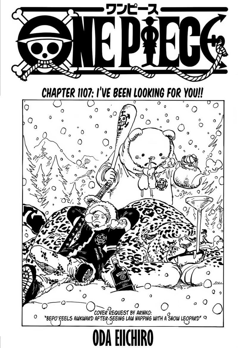 One Piece Chapter 1107 page 1 - Chapter 1107: I've Been Looking For You!!