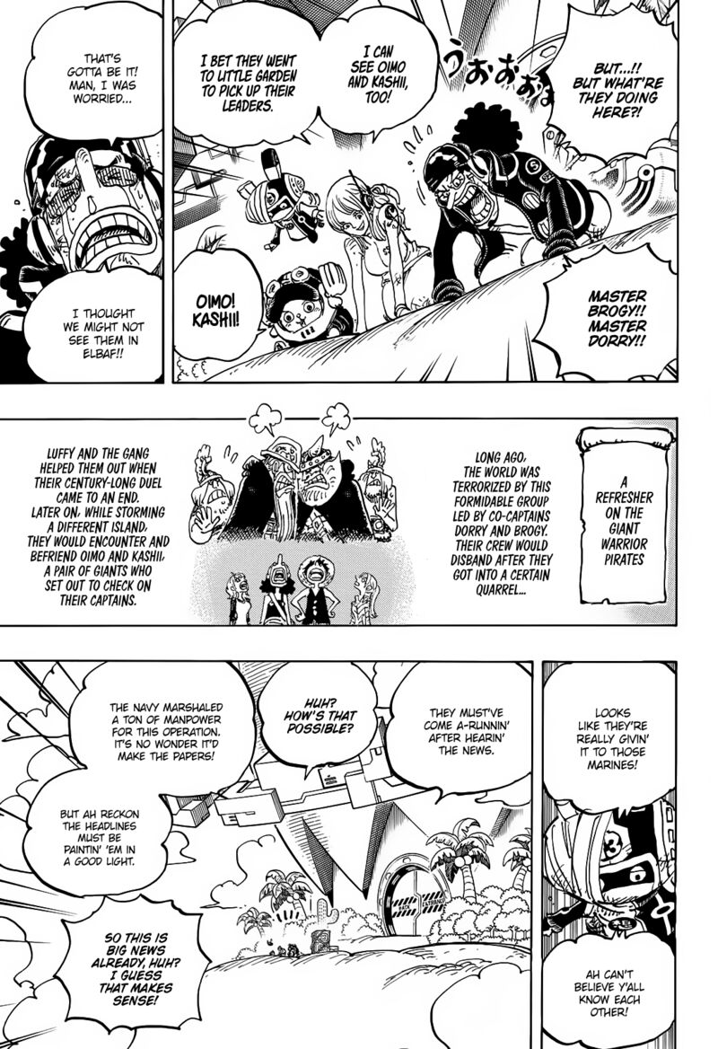 One Piece Chapter 1107 page 4 - Chapter 1107: I've Been Looking For You!!