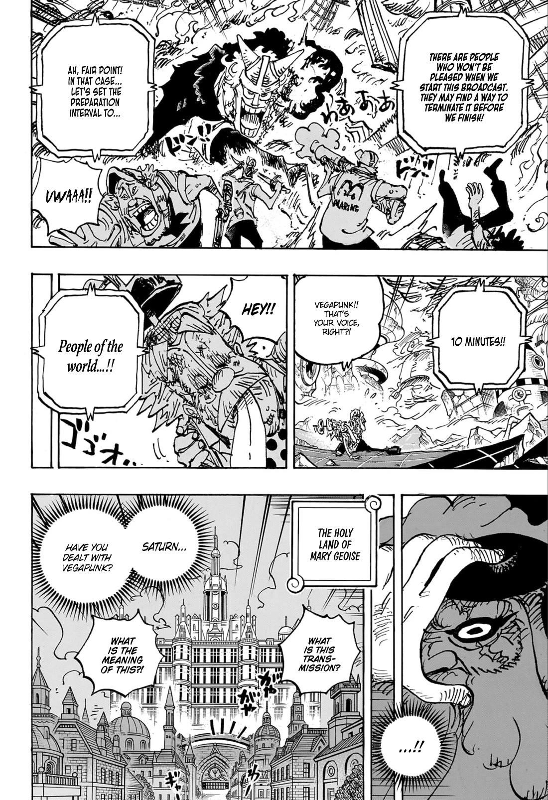One Piece Chapter 1109 page 4 - Chapter 1109: Interception