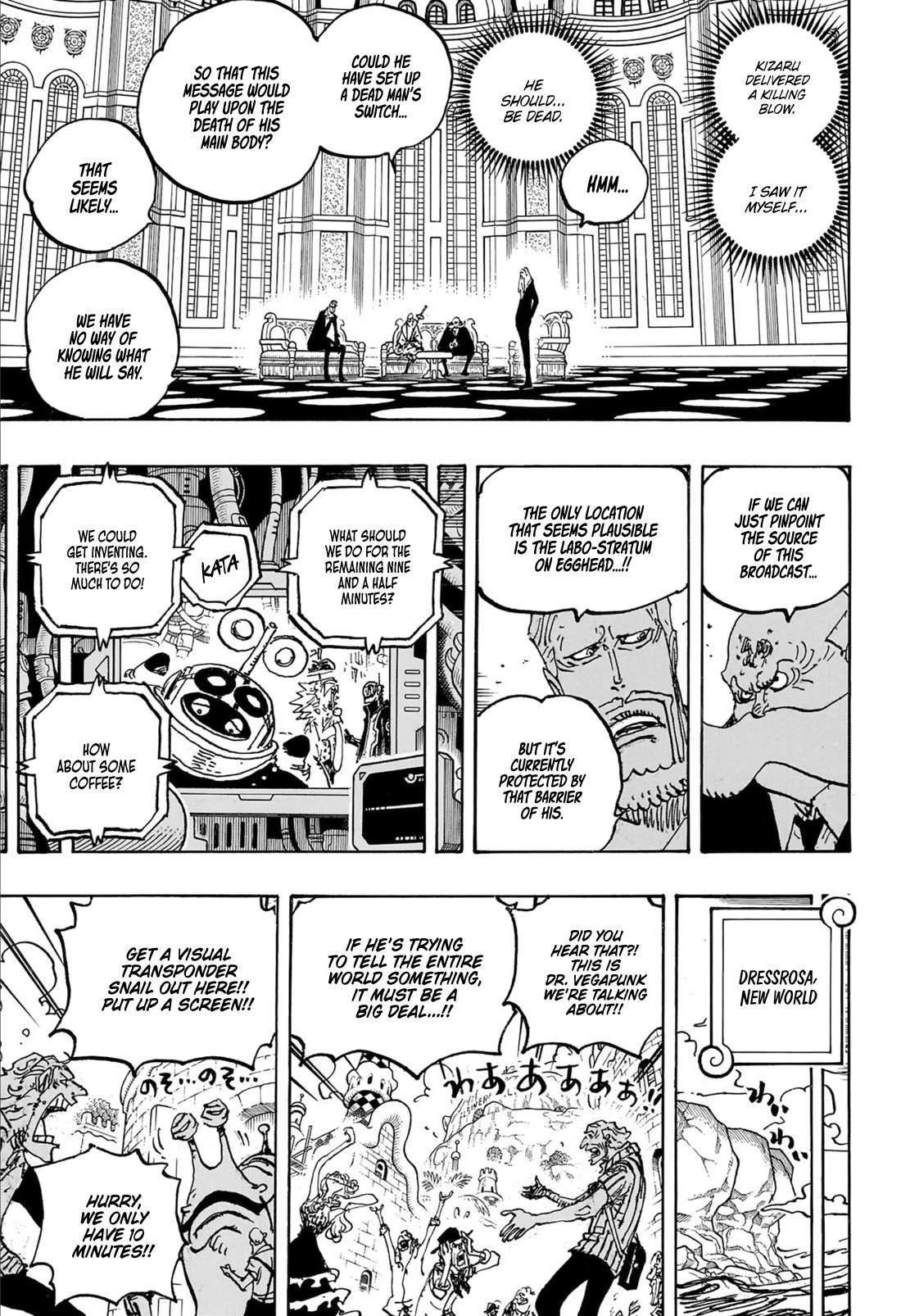 One Piece Chapter 1109 page 5 - Chapter 1109: Interception