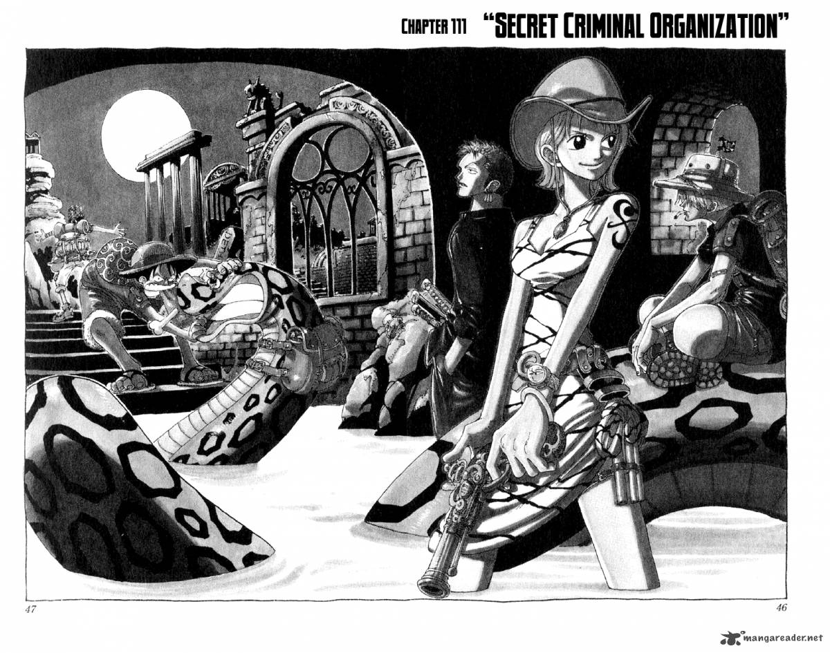 One Piece manga, chapter 111, page 3 of 23