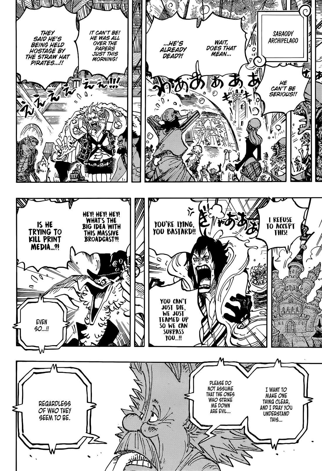 One Piece Chapter 1113 page 12 - Chapter 1113: Stalemate