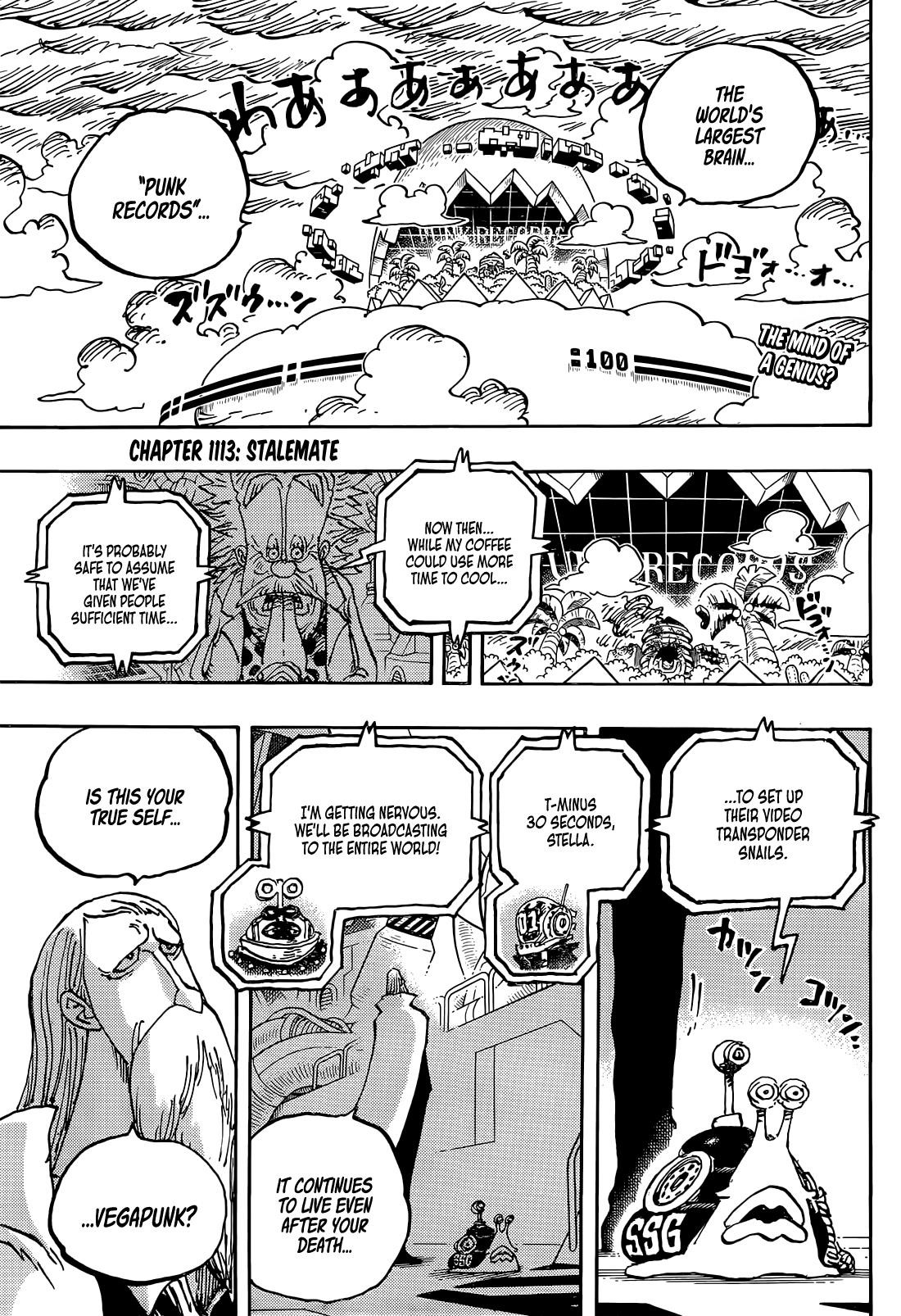 One Piece Chapter 1113 page 2 - Chapter 1113: Stalemate
