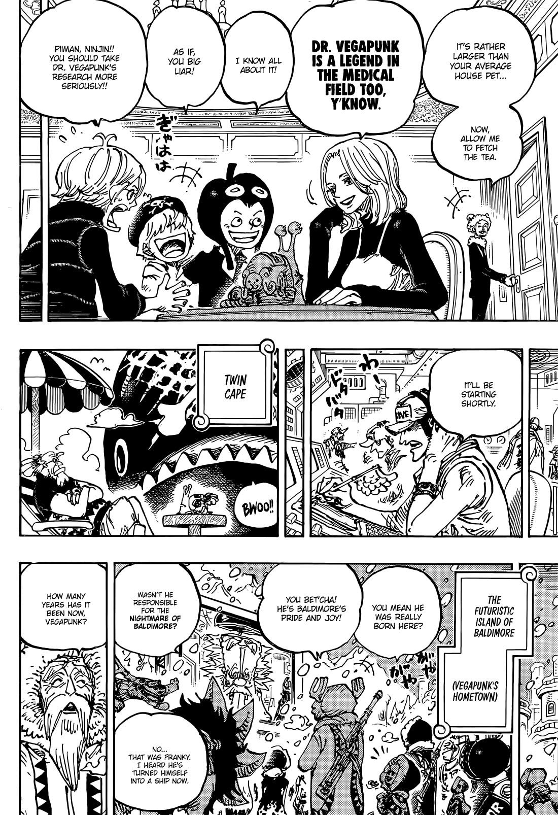 One Piece Chapter 1113 page 4 - Chapter 1113: Stalemate