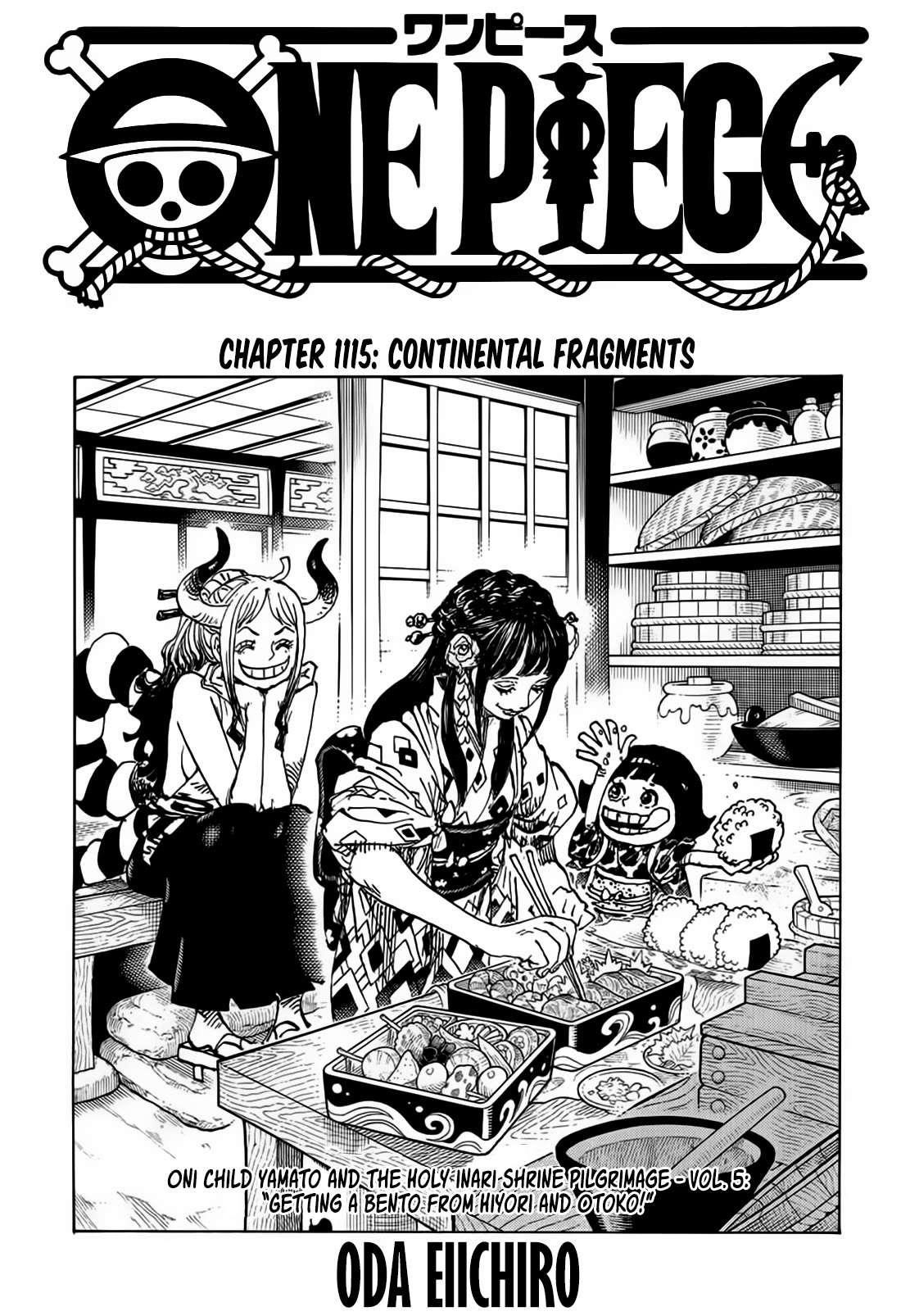 One Piece Chapter 1115 page 1 - Chapter 1115: Pieces of a Continent