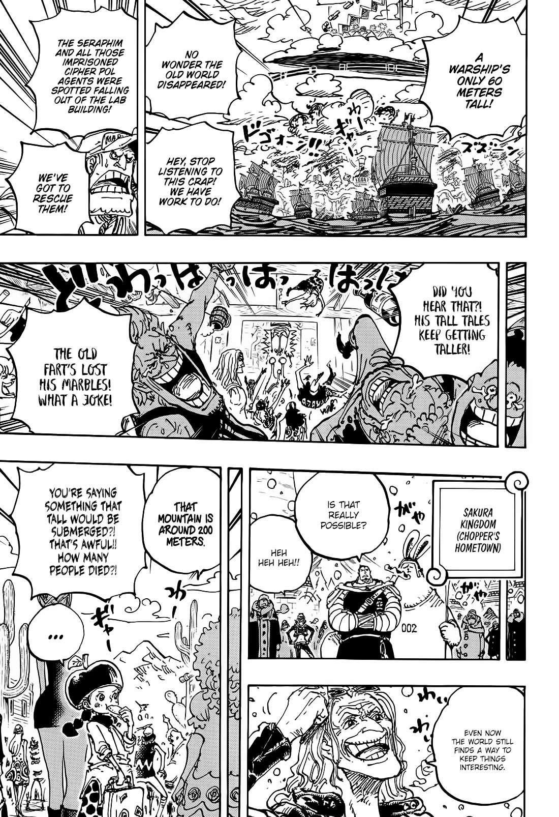 One Piece Chapter 1115 page 13 - Chapter 1115: Pieces of a Continent
