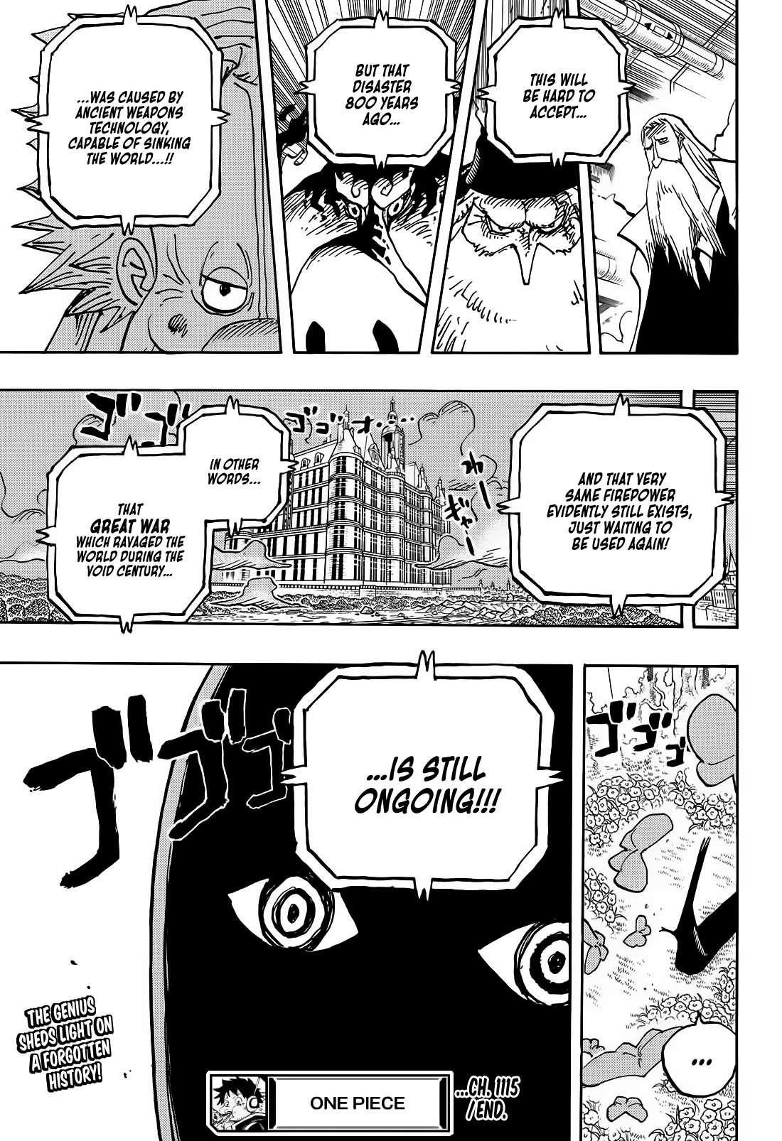 One Piece Chapter 1115 page 15 - Chapter 1115: Pieces of a Continent