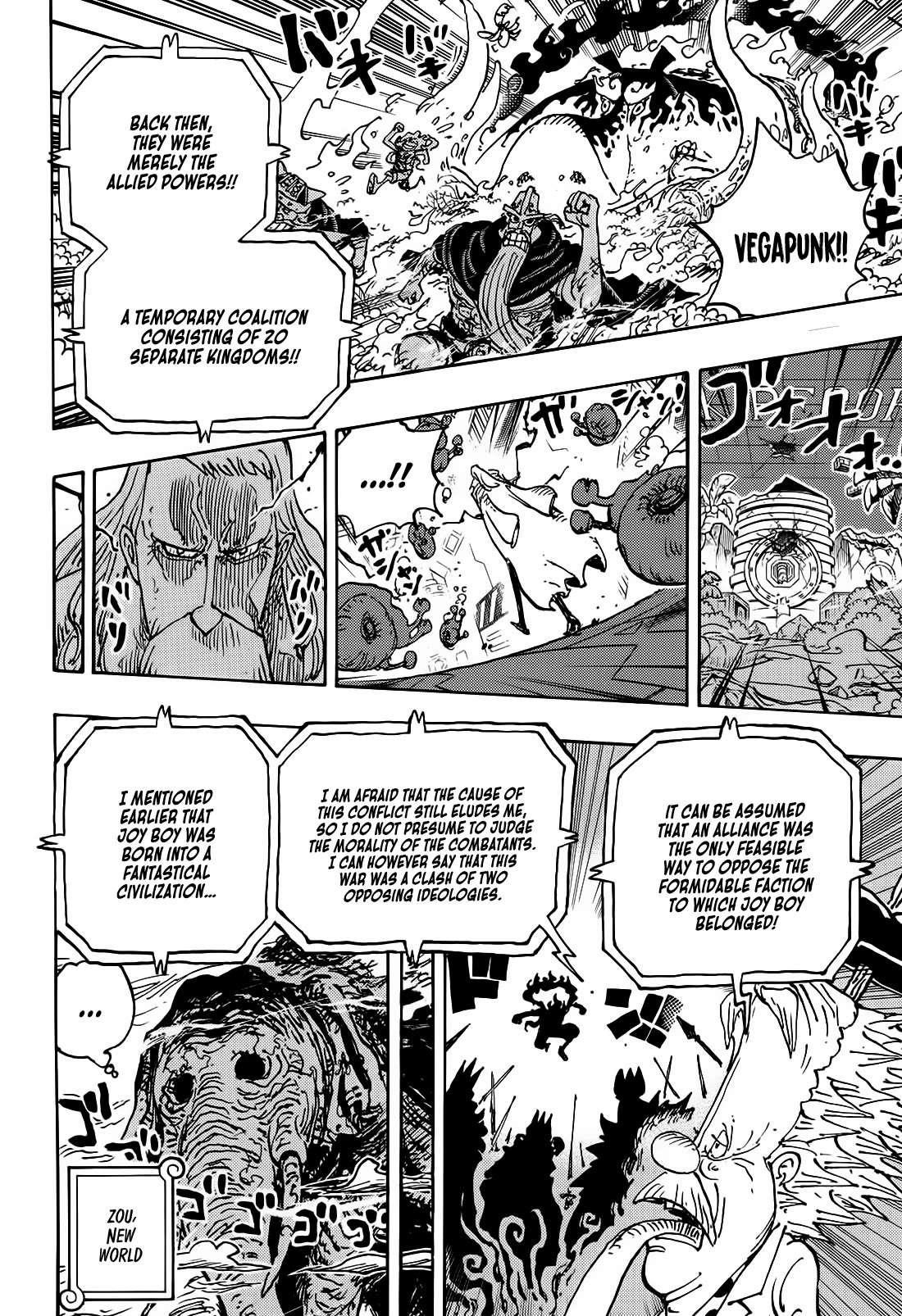 One Piece Chapter 1115 page 4 - Chapter 1115: Pieces of a Continent