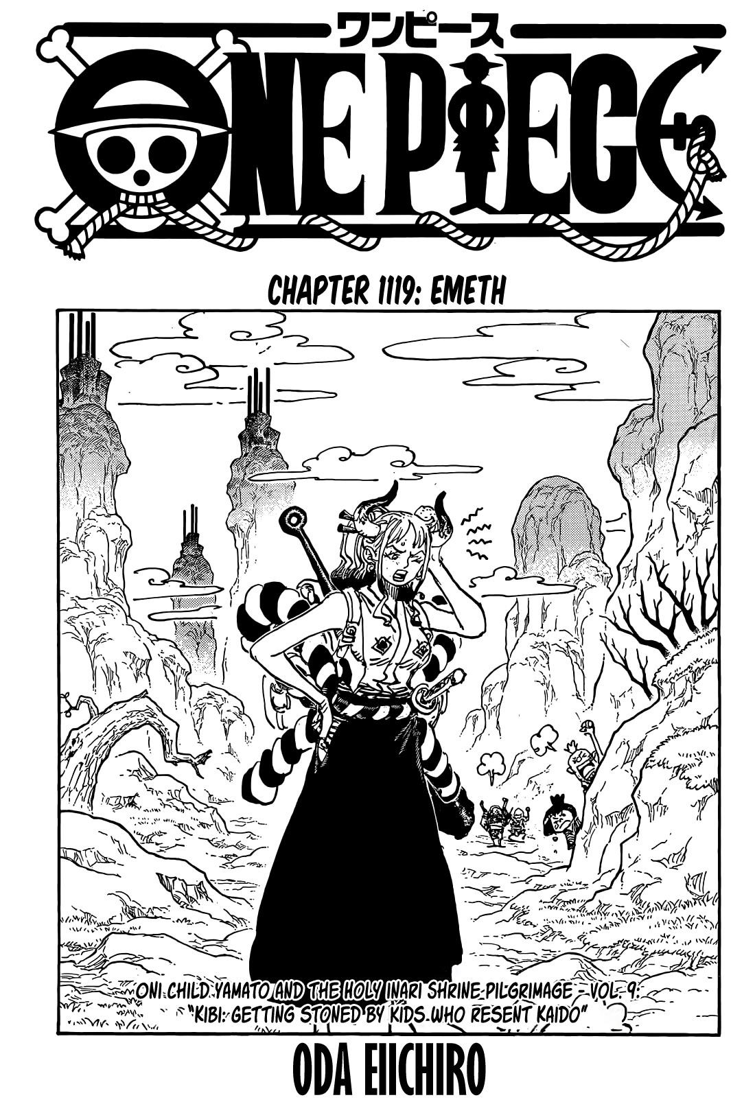 One Piece manga, chapter 1119, page 2 of 15