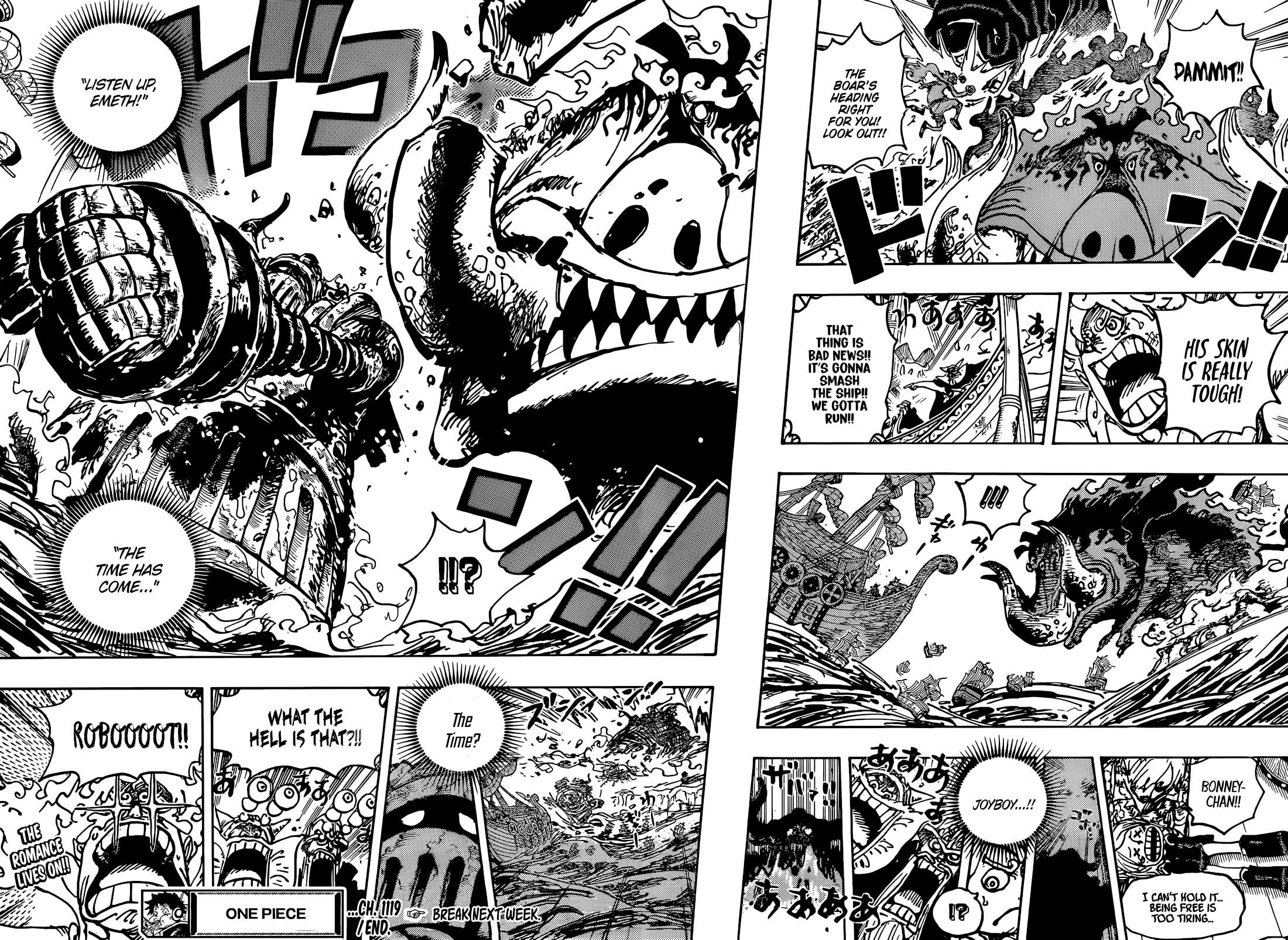 One Piece manga, chapter 1119, page 12 of 15