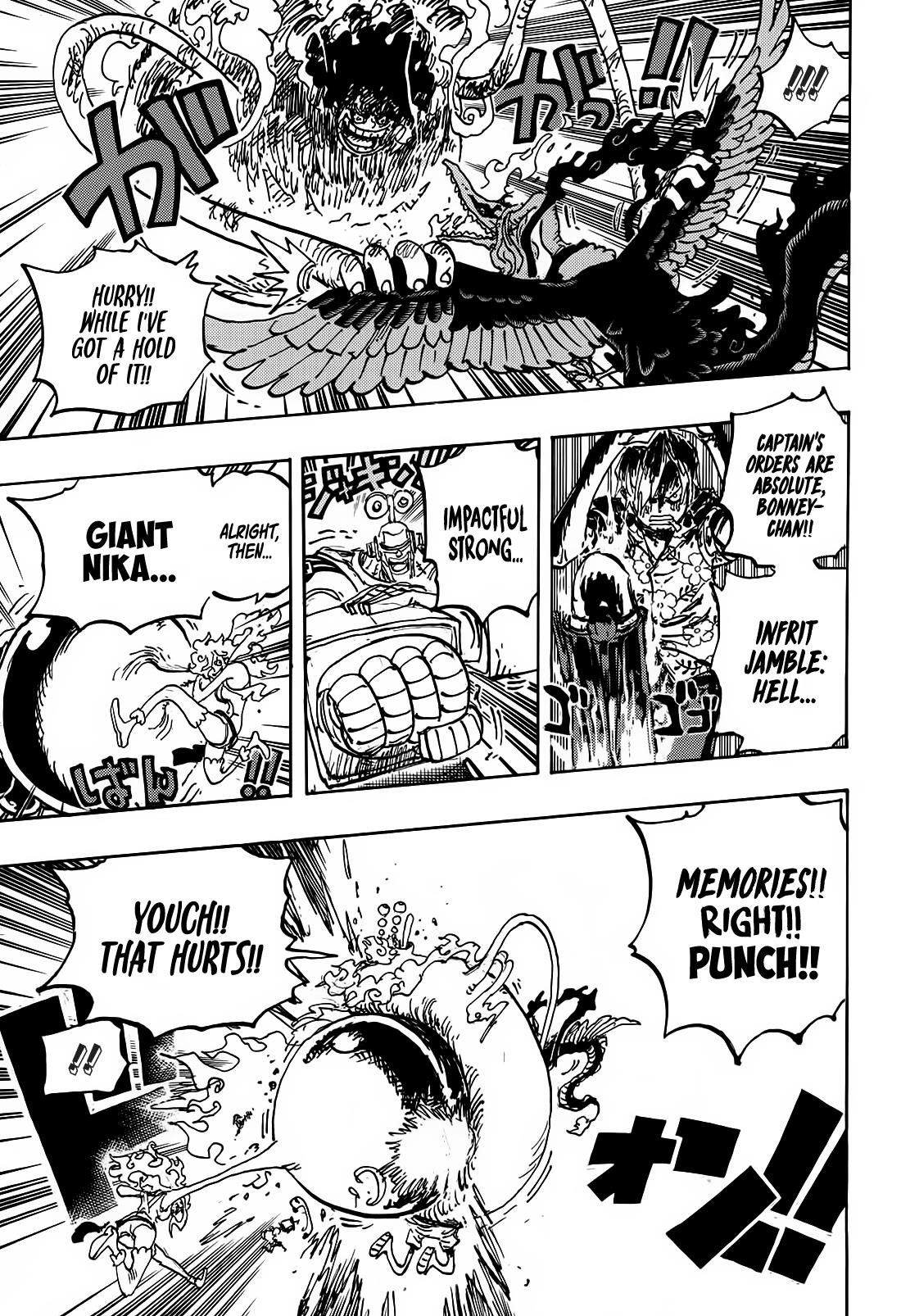 One Piece manga, chapter 1119, page 6 of 15