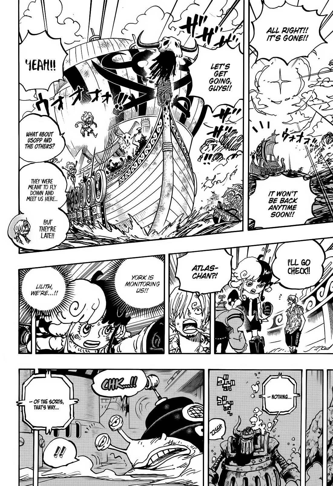 One Piece manga, chapter 1119, page 8 of 15
