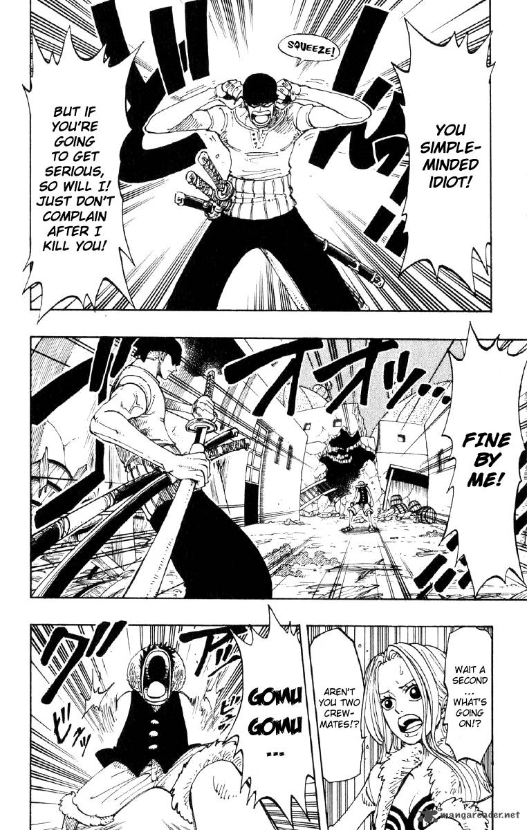 One Piece Chapter 112 page 12 - Chapter 112: Luffy vs. Zoro