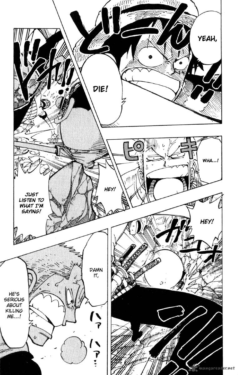 One Piece Chapter 112 page 5 - Chapter 112: Luffy vs. Zoro