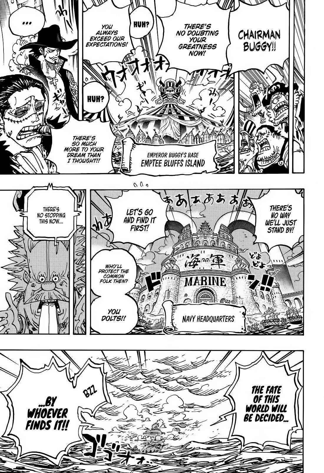 One Piece Chapter 1121 page 13 - Chapter 1121: The Ebb and Flow of the Ages