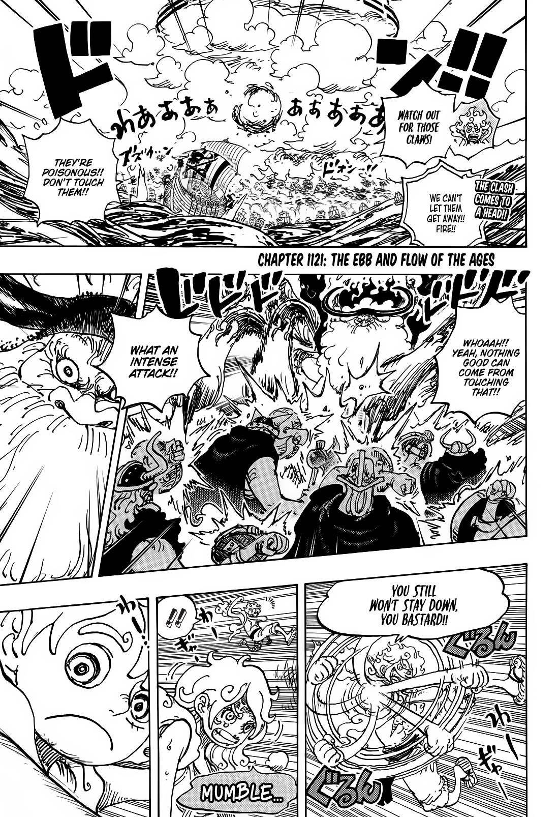 One Piece Chapter 1121 page 3 - Chapter 1121: The Ebb and Flow of the Ages